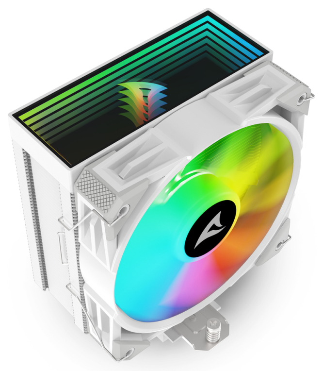 VENTILADOR CPU SHARKOON A50 RGB 120MM BLANCO - detalle