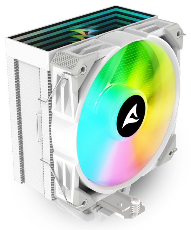 VENTILADOR CPU SHARKOON A50 RGB 120MM BLANCO - detalle