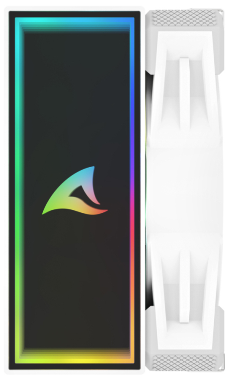 VENTILADOR CPU SHARKOON A50 RGB 120MM BLANCO - detalle