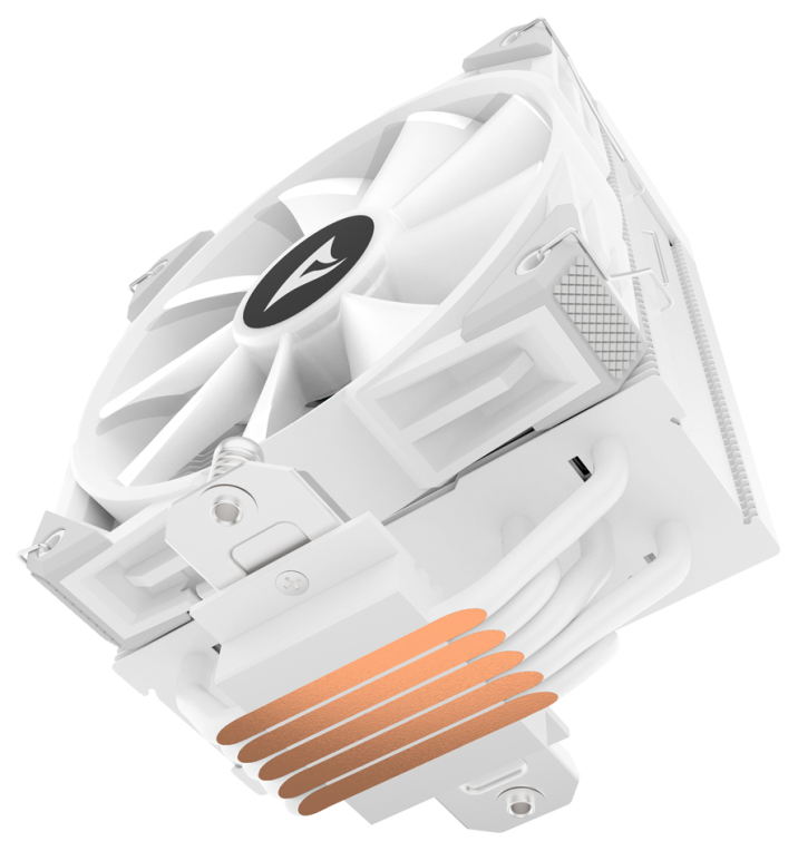 VENTILADOR CPU SHARKOON A50 RGB 120MM BLANCO - detalle