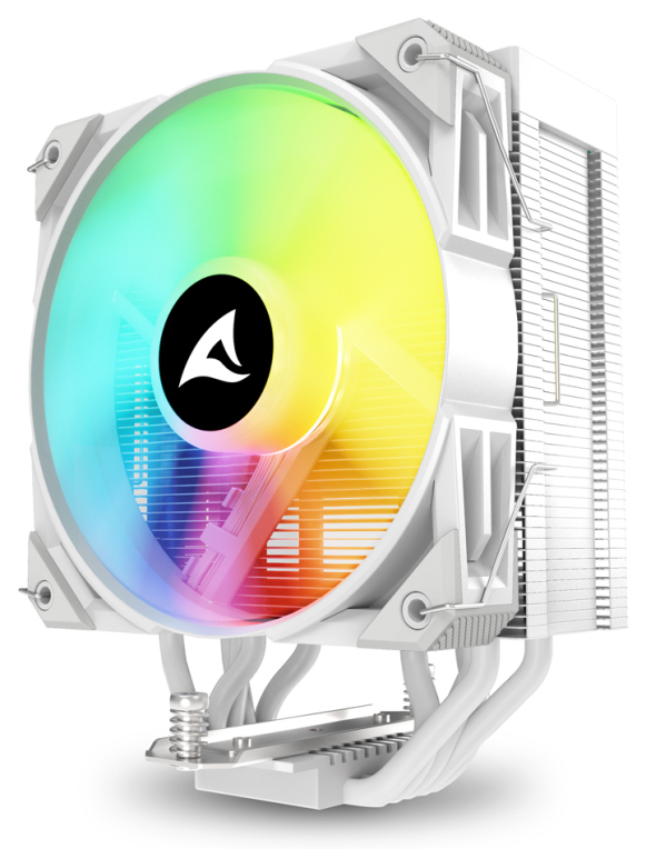 VENTILADOR CPU SHARKOON A50 RGB 120MM BLANCO - detalle