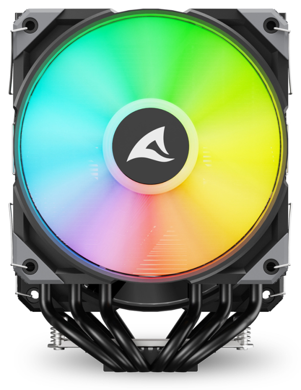 VENTILADOR CPU SHARKOON A60 RGB 120MM NEGRO - detalle