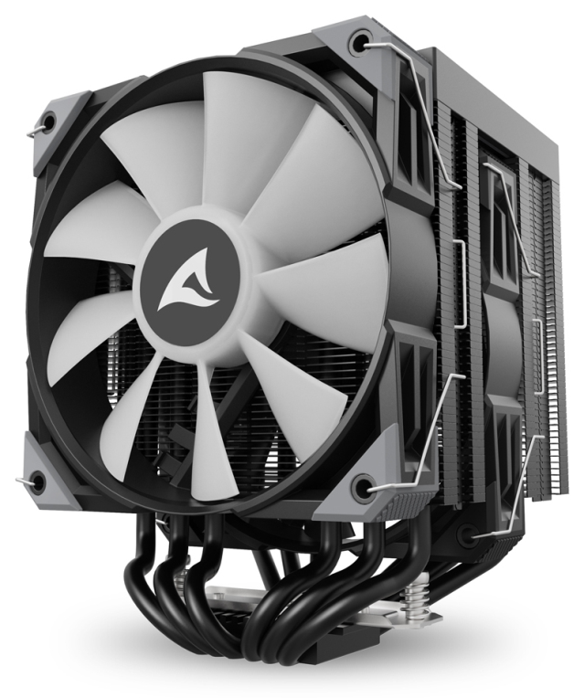 VENTILADOR CPU SHARKOON A60 RGB 120MM NEGRO - detalle