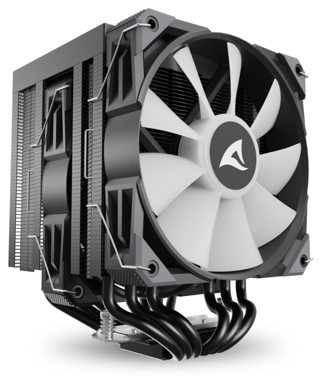 VENTILADOR CPU SHARKOON A60 RGB 120MM NEGRO - detalle
