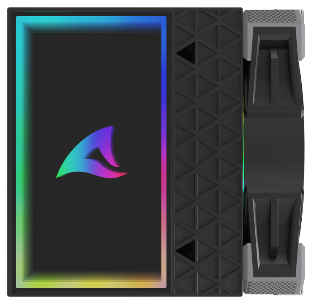 VENTILADOR CPU SHARKOON A60 RGB 120MM NEGRO - detalle