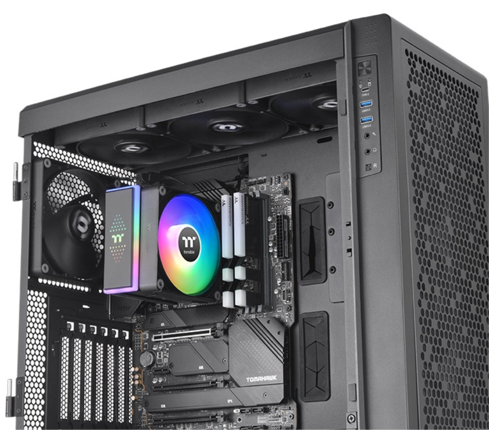 VENTILADOR CPU THERMALTAKE ASTRIA 200 ARGB 120MM NEGRO - detalle