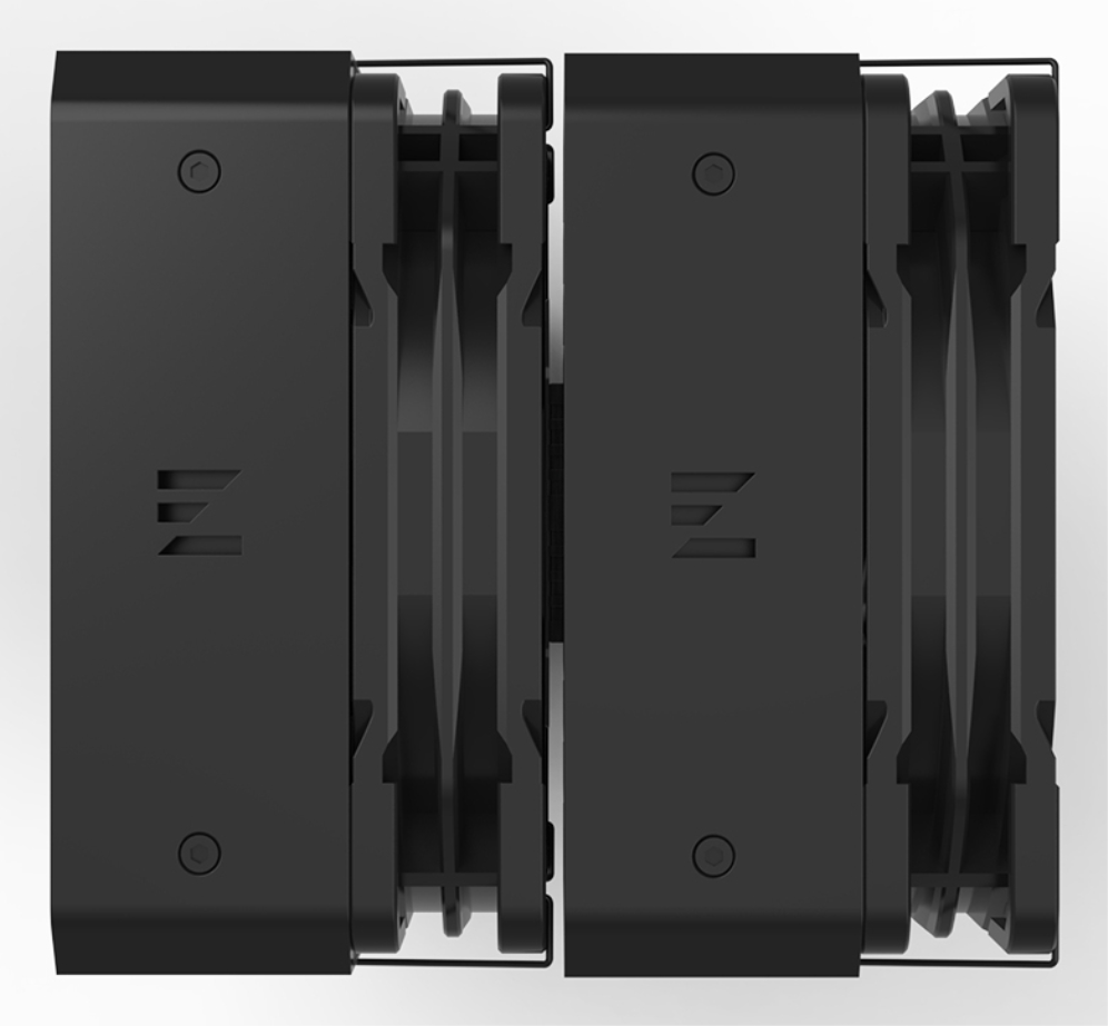VENTILADOR CPU ZALMAN CNPS14X DUO NEGRO - detalle