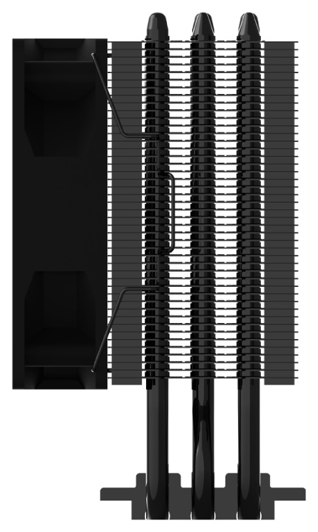 VENTILADOR CPU ZALMAN CNPS4X V2 NEGRO - detalle