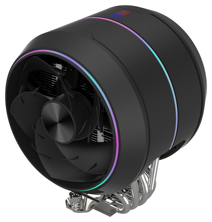 VENTILADOR CPU ZALMAN ZET5 BLACK 5Heatpipes, ZT11523CSH - detalle