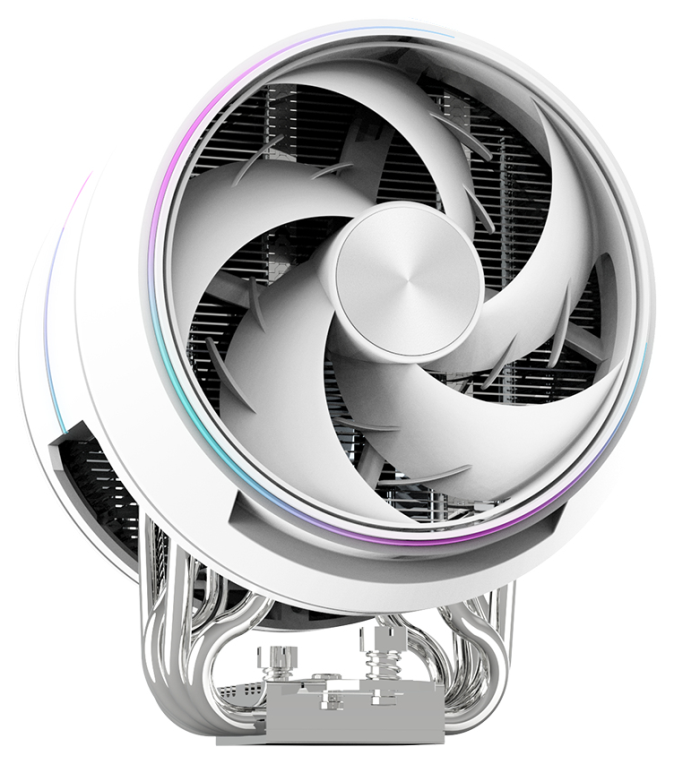 VENTILADOR CPU ZALMAN ZET5 WHITE 5Heatpipes, ZT11523CSH