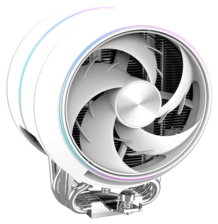 VENTILADOR CPU ZALMAN ZET5 WHITE 5Heatpipes, ZT11523CSH - detalle