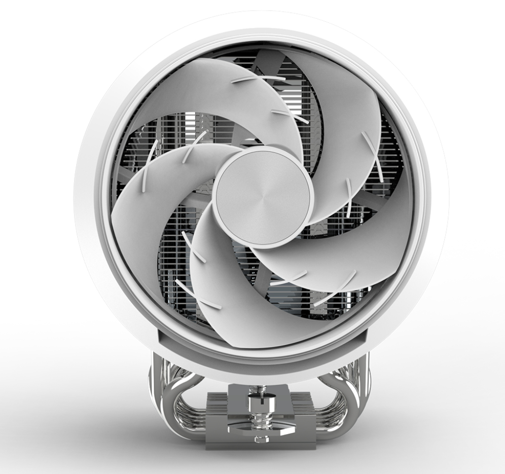 VENTILADOR CPU ZALMAN ZET5 WHITE 5Heatpipes, ZT11523CSH - detalle