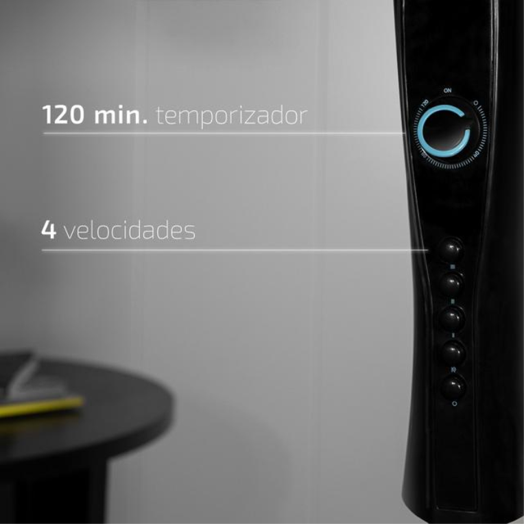 VENTILADOR DE PIE CECOTEC 5903 16" 50W TEMPORIZADOR 4 VELOCIDADES 5 ASPAS - detalle