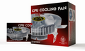 VENTILADOR DE REFRIGERACION GEMBIRD DE CPU 9 CM 55 W LED AZUL 4 PIN