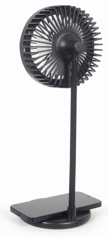 VENTILADOR DE SOBREMESA CON LAMPARA Y CARGADOR INALAMBRICO - detalle