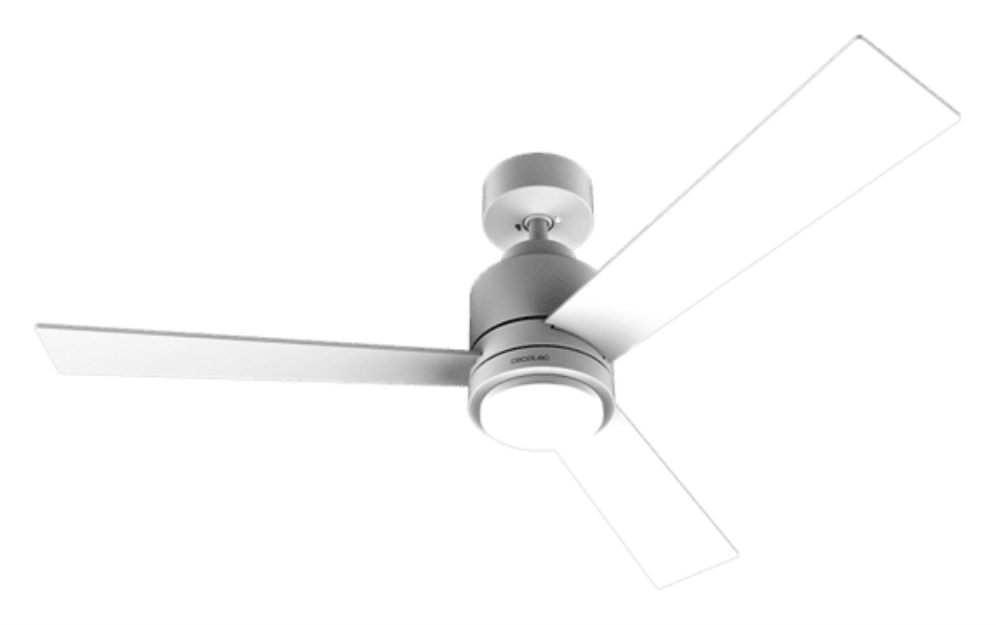 VENTILADOR DE TECHO CECOTEC ENERGYSILENCE AERO 4850 STYLE WHITE LED Y MANDO