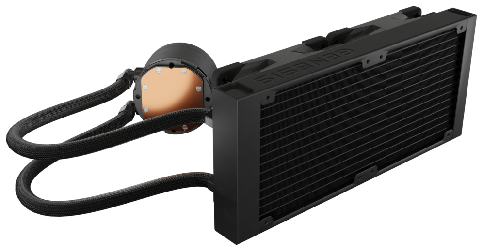 VENTILADOR GENESIS REFRIGERACION LIQUIDA HYDRIA 240 ARGB 120MM + PASTA TERMICA - detalle