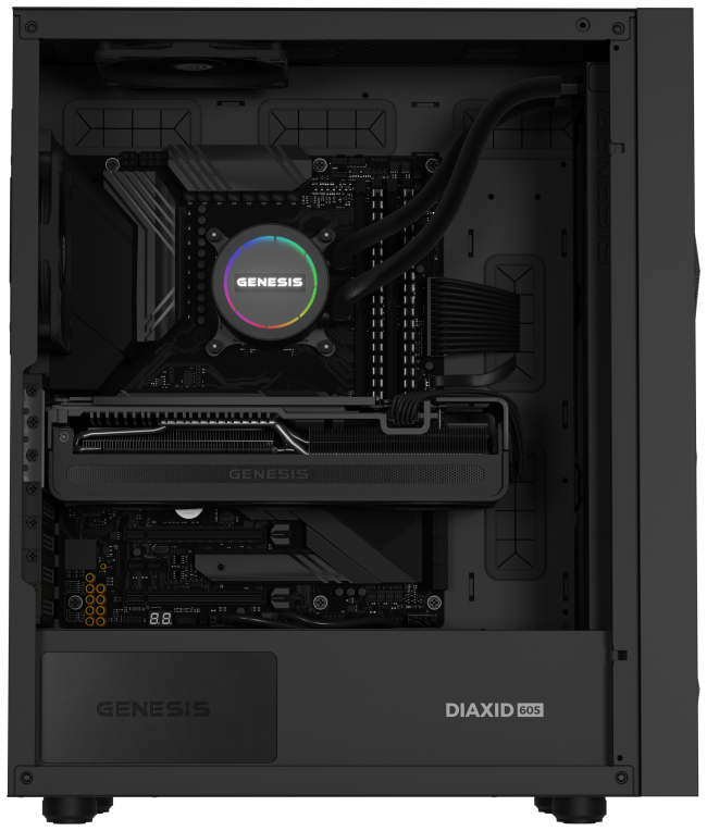 VENTILADOR GENESIS REFRIGERACION LIQUIDA HYDRIA 360 120MM + PASTA TERMICA - detalle