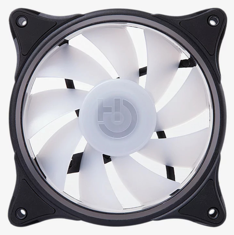 VENTILADOR HIDITEC GAMING ARGB N18-ARGB BLACK 120MM - detalle