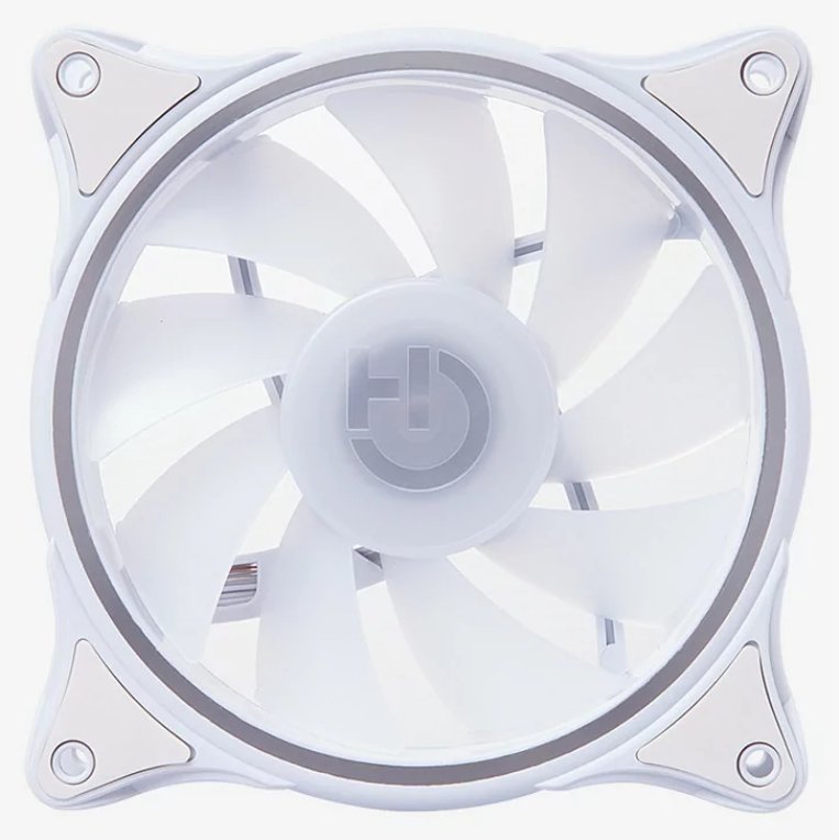 VENTILADOR HIDITEC GAMING ARGB N18-ARGB WHITE 120MM - detalle