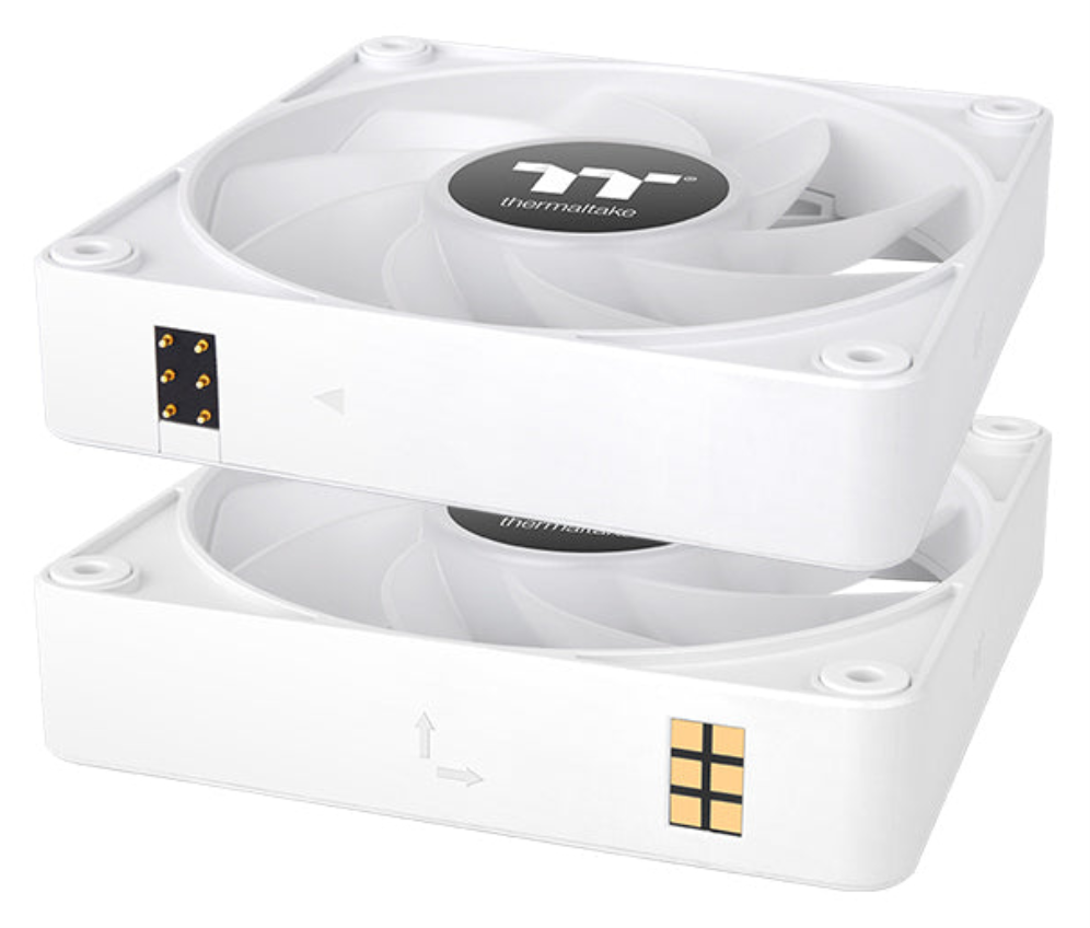 VENTILADOR INV MAGNETICO CAJA THERMALTAKE CT140 EX ARGB 3XVENT BLANCO - detalle