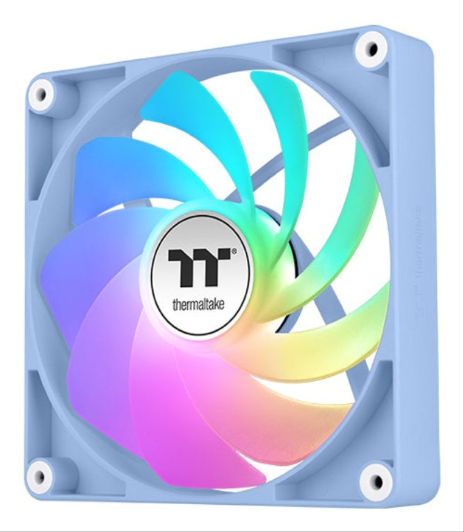 Thermaltake Fan Hydrangea Blue CT120 Carcasa del ordenador Ventilador 12 cm Azul. Blanco 2 pieza(s)