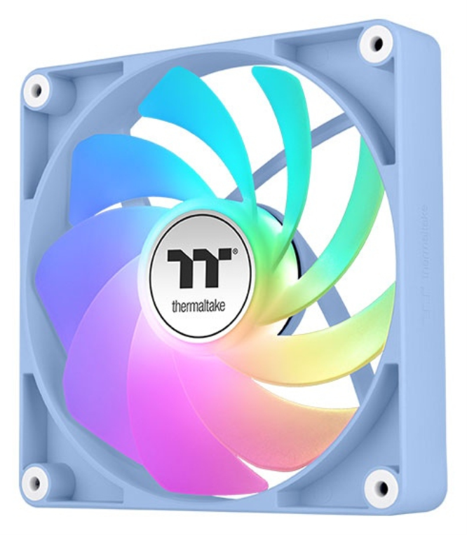 VENTILADOR INVERSO CAJA THERMALTAKE CT120 ARGB 2XVENT AZUL HYDRANGEA