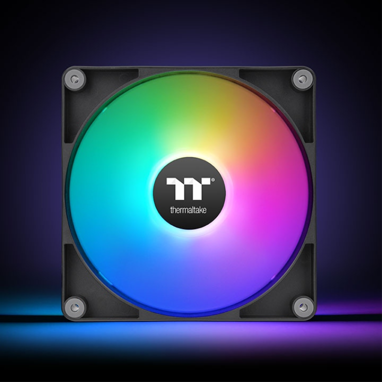 VENTILADOR INVERSO CAJA THERMALTAKE CT120 ARGB 2XVENT NEGRO - detalle