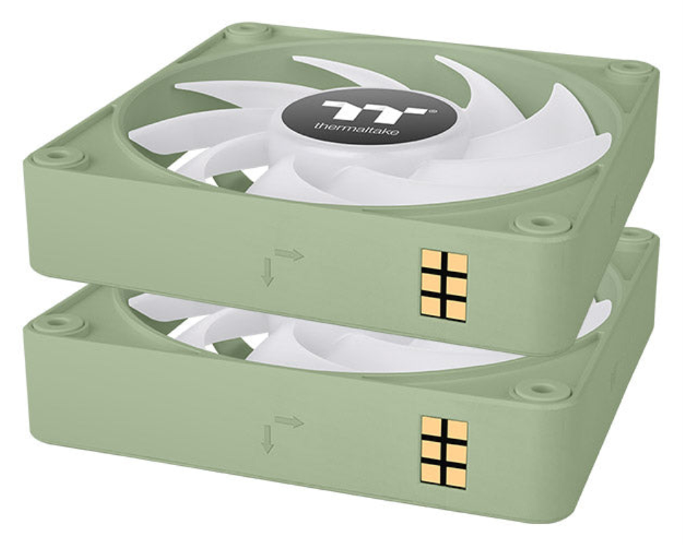 VENTILADOR MAGNETICO DE CAJA THERMALTAKE CT120 EX ARGB 3XVENT VERDE MATCHA - detalle