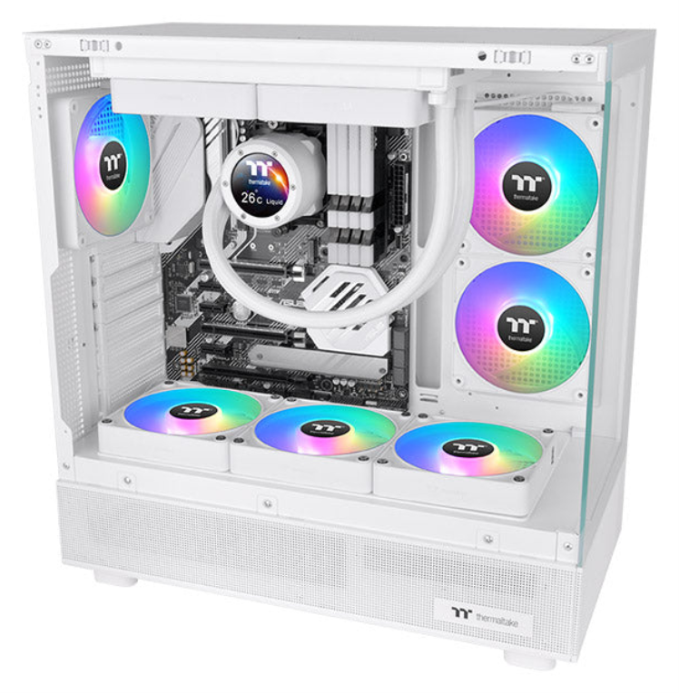 VENTILADOR MAGNETICO DE CAJA THERMALTAKE CT140 EX ARGB 3XVENT BLANCO - detalle