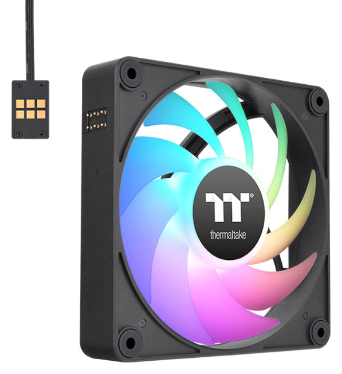 VENTILADOR MAGNETICO DE CAJA THERMALTAKE CT140 EX ARGB 3XVENT NEGRO