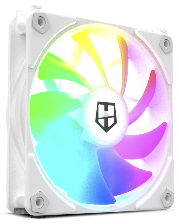 VENTILADOR NOX HUMMER EASYLINK ARGB BLANCO - detalle