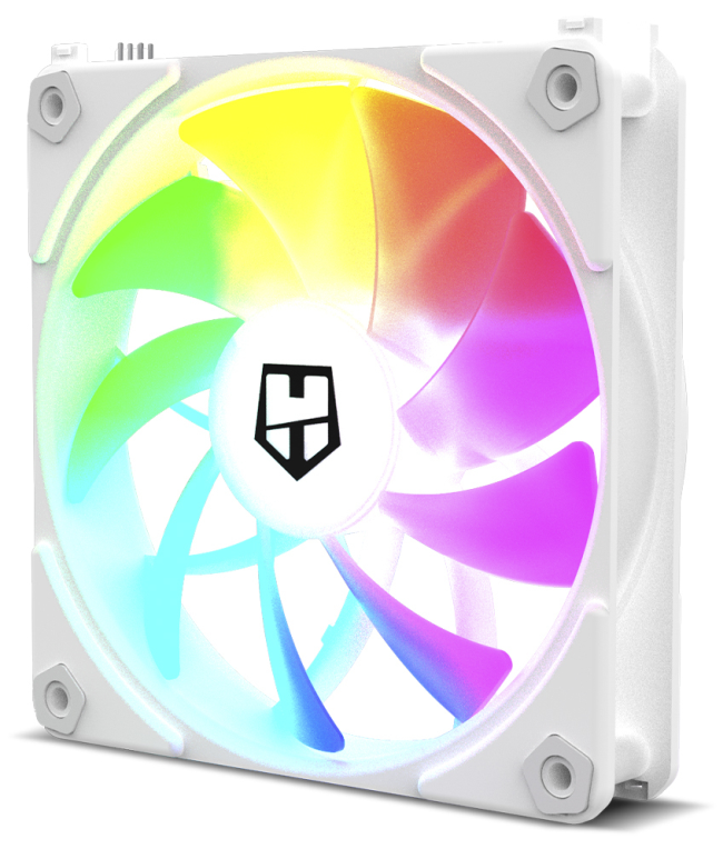 VENTILADOR NOX HUMMER EASYLINK ARGB BLANCO - detalle