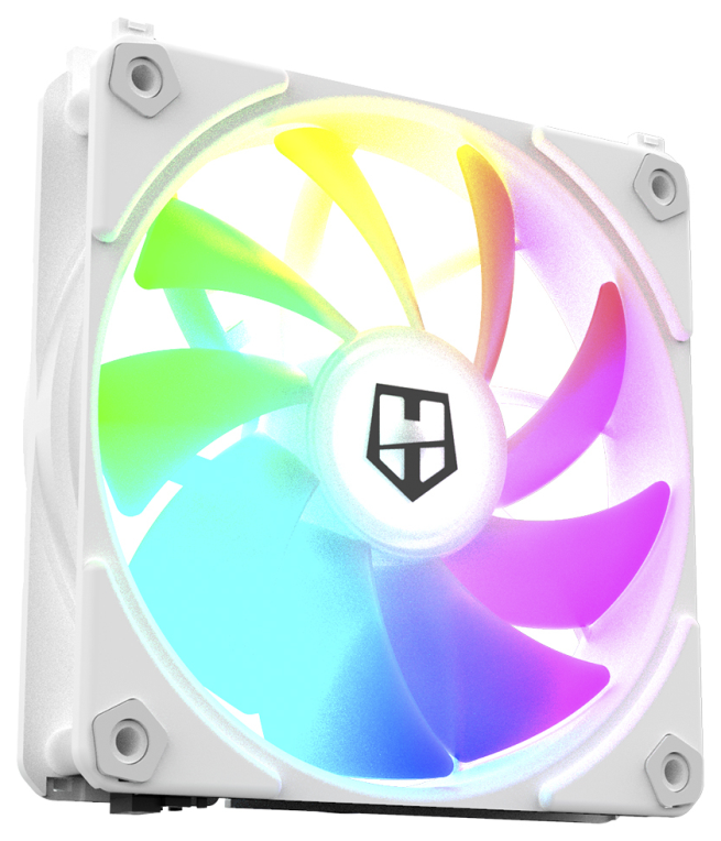 VENTILADOR NOX HUMMER EASYLINK ARGB BLANCO - detalle