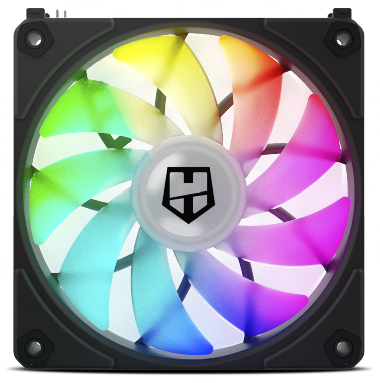 VENTILADOR NOX HUMMER EASYLINK ARGB NEGRO - detalle