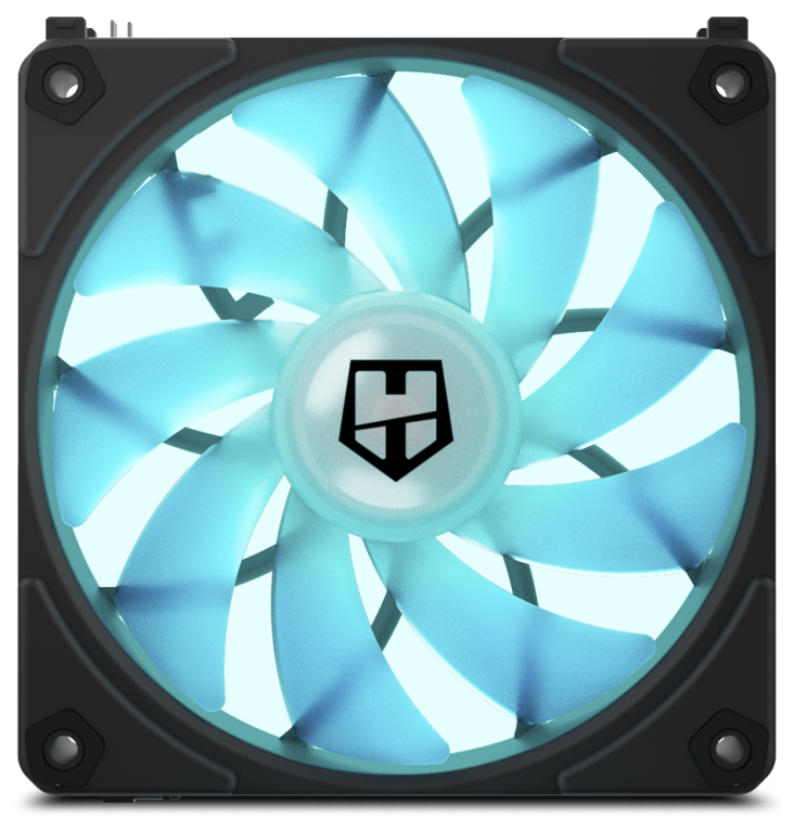 VENTILADOR NOX HUMMER EASYLINK ARGB NEGRO - detalle