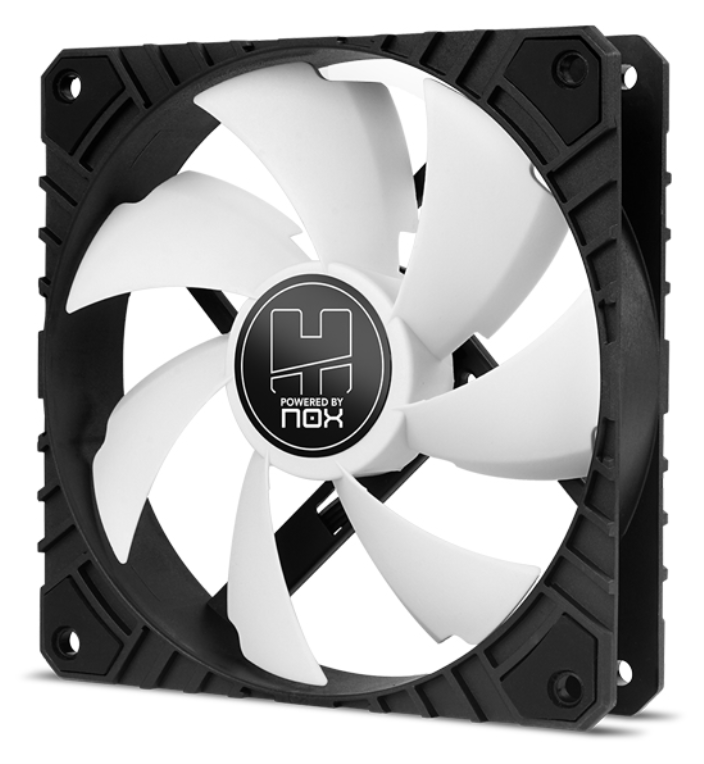 VENTILADOR NOX HUMMER H-FAN PRO PWM NO LED FAN WHITE - detalle