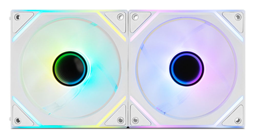 VENTILADOR NOX HUMMER PRO LINK KIT 3XVENT ARGB MAGNETICO BLANCO - detalle