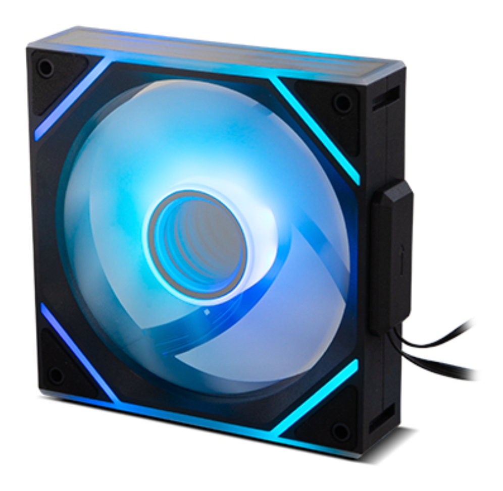 VENTILADOR NOX HUMMER PRO LINK KIT 3XVENT ARGB MAGNETICO NEGRO - detalle