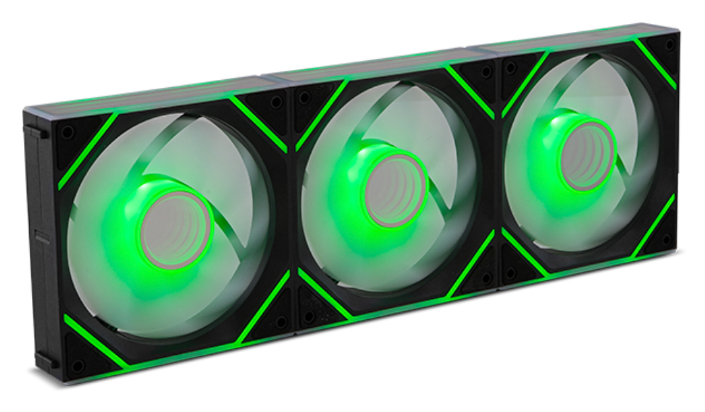VENTILADOR NOX HUMMER PRO LINK KIT 3XVENT ARGB MAGNETICO NEGRO - detalle