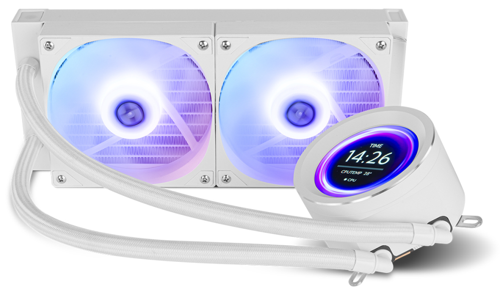 VENTILADOR NOX REFRIGERACION LIQUIDA HUMMER X-240 120MM BLANCO - detalle