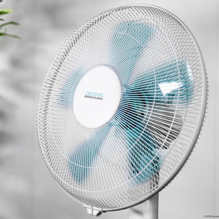 VENTILADOR PIE CECOTEC ENERGYSILENCE 520 POWER WHITE TEMPORIZADOR - detalle