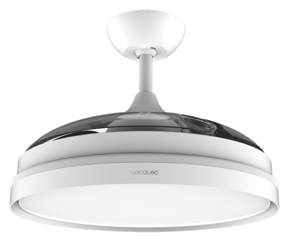 VENTILADOR TECHO CECOTEC ENERGYSILENCE AERO 4280 INVISIBLE BLANCO - detalle