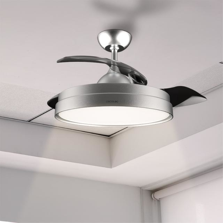 VENTILADOR TECHO CECOTEC ENERGYSILENCE AERO 4280 INVVENTILADOR TECHOISIBLE ACERO - detalle