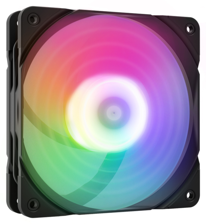 VENTILADOR ZALMAN ZM-AF120R REVERSE ARGB 1X VENT 120MM NEGRO - detalle