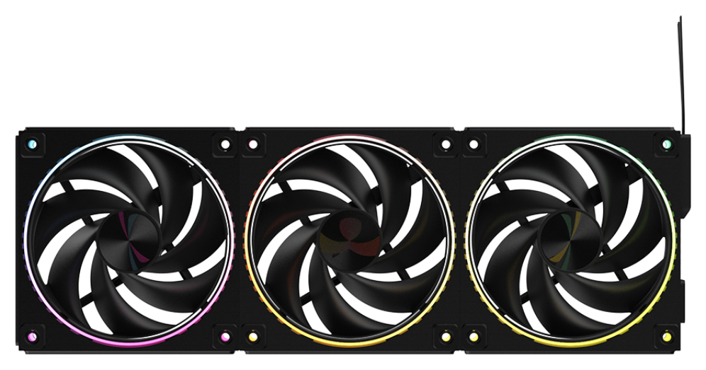 VENTILADOR ZALMAN ZM-DF120 BLACK ARGB 1X VENT 120MM - detalle