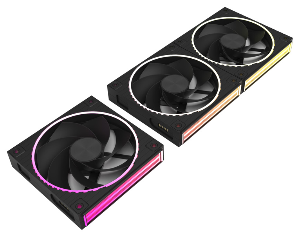 VENTILADOR ZALMAN ZM-DF120R BLACK ARGB 1X VENT 120MM - detalle