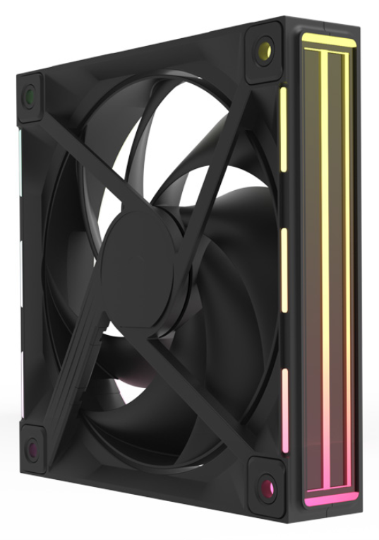 VENTILADOR ZALMAN ZM-DF120R BLACK ARGB 1X VENT 120MM - detalle