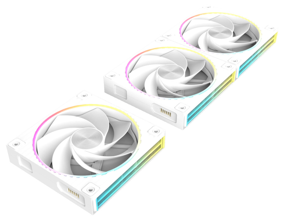 VENTILADOR ZALMAN ZM-DF120R WHITE ARGB 1X VENT 120MM - detalle