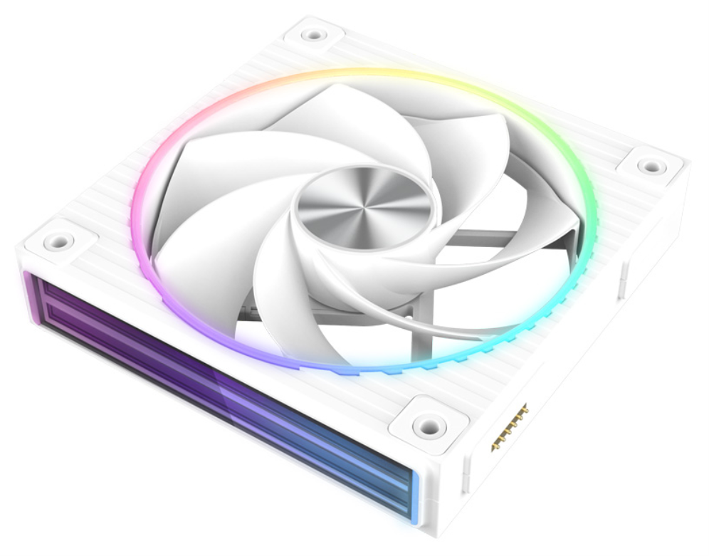 VENTILADOR ZALMAN ZM-DF120R WHITE ARGB 1X VENT 120MM - detalle